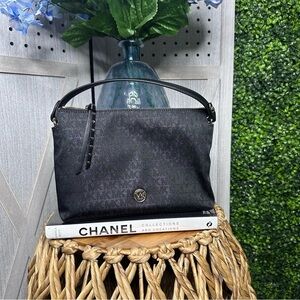 Mk‎ shailene black gold studded pull zip nwt